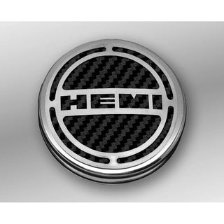 American Car Craft "HEMI" Deluxe Fluid & Shock Tower Cap Covers (13PC): Dodge Challenger V8 2008 - 2023