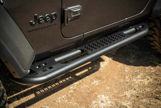 DV8 Offroad OE Plus Bolt-On Side Steps: Jeep Wrangler JL 2018-26 2-Door