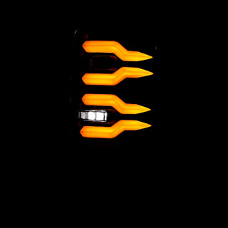 AlphaRex LUXX LED Tail Lights (Alpha-Black): Dodge Ram 1500 (94-01) & 2500/3500 (94-02)