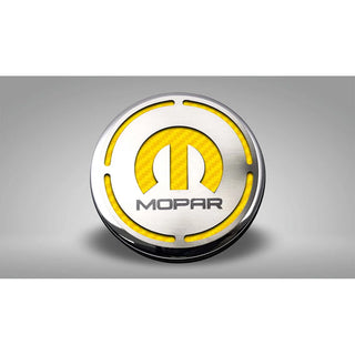 American Car Craft "MOPAR" Deluxe Fluid & Shock Tower Cap Covers (13PC): Dodge Challenger V8 2008 - 2023