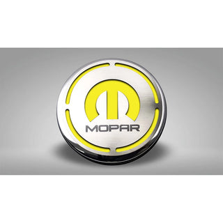 American Car Craft "MOPAR" Deluxe Fluid & Shock Tower Cap Covers (13PC): Dodge Challenger V8 2008 - 2023