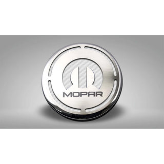 American Car Craft "MOPAR" Deluxe Fluid & Shock Tower Cap Covers (13PC): Dodge Challenger V8 2008 - 2023