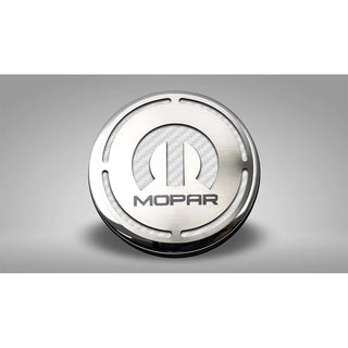 American Car Craft "MOPAR" Deluxe Fluid & Shock Tower Cap Covers (13PC): Dodge Challenger V8 2008 - 2023