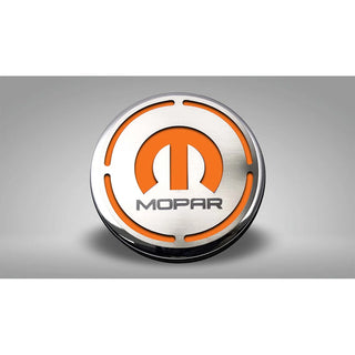 American Car Craft "MOPAR" Deluxe Fluid & Shock Tower Cap Covers (13PC): Dodge Challenger V8 2008 - 2023