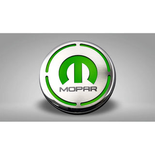 American Car Craft "MOPAR" Deluxe Fluid & Shock Tower Cap Covers (13PC): Dodge Challenger V8 2008 - 2023