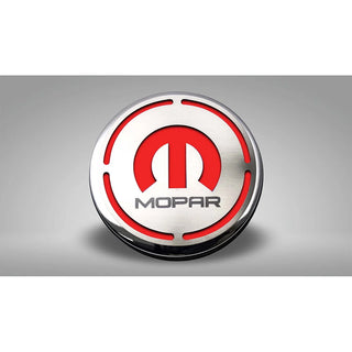 American Car Craft "MOPAR" Deluxe Fluid & Shock Tower Cap Covers (13PC): Dodge Challenger V8 2008 - 2023