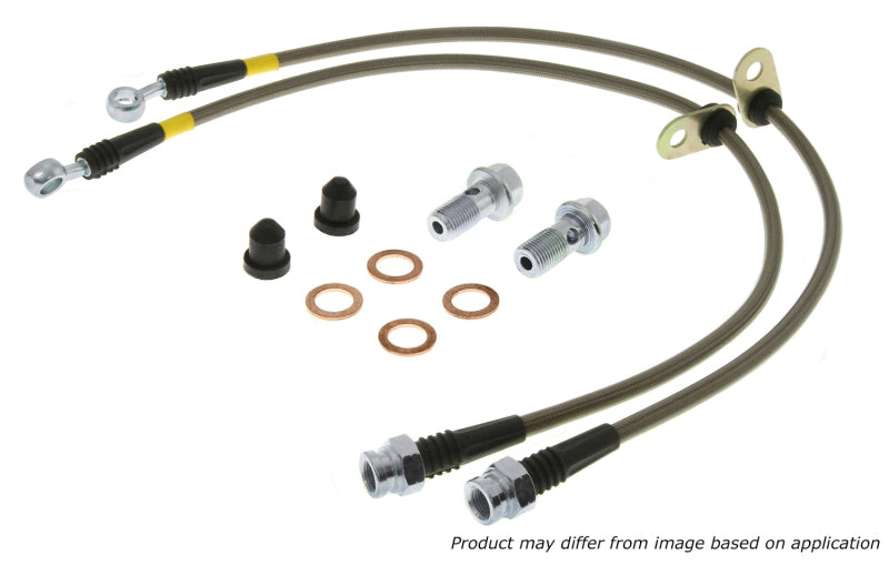 Stoptech Stainless Front Brake Lines: 300 / Charger / Challenger 2005 - 2012 (Excl SRT8)
