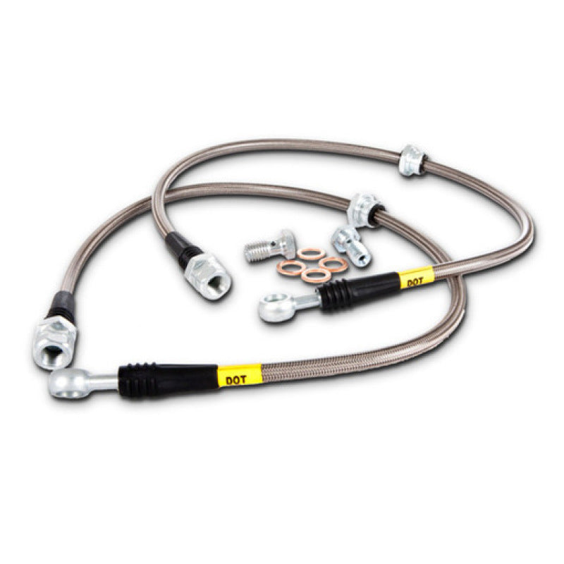 Stoptech Stainless Rear Brake Lines: 300 / Charger / Challenger 2005 - 2012 (Excl SRT8)