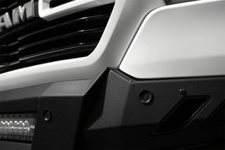 Addictive Desert Designs Black Label Front Bumper: Ram 1500 (2019-2024) - Hammer Black Powder Coat