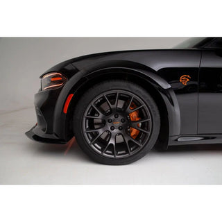 APR Carbon Fiber Front Wind Splitter w/ Rods: Dodge Charger Scat Pack / Hellcat Widebody ONLY 2019 - 2023