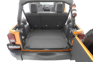 BedRug BedTred Cargo Kit (REAR): Jeep Wrangler Unlimited 2007-2010 w/ Tailgate and Tub Liner