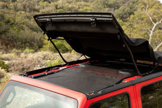 Rampage Mesh Shade Top Extended: Fits Jeep Wrangler 2018-2026 2.0L/3.6L