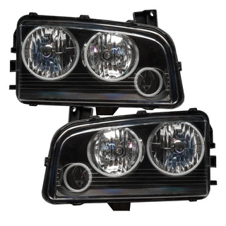 Oracle 05-10 Dodge Charger SMD HL (Non-HID) - Triple Halo - ColorSHIFT w/o Controller