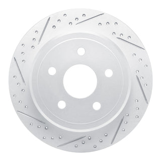 DFC Geoperformance Rear Left Drilled & Slotted Rotor for Jeep Grand Cherokee 2005-2010