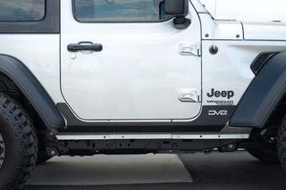 DV8 Offroad Rock Skins 2-Door: Jeep Wrangler JL 2018-26 - Black