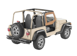 Bestop Upper Fabric Doors (PAIR): Jeep Wrangler TJ 1997-2006 4.0L I6 / 2.5L