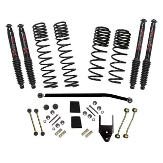 Skyjacker 3.5-4in Dual Rate Long Travel Sus Lift Kit w/ Black Max Shocks: Jeep Wrangler JL 2020-2023 3.6L/3.0L EcoDiesel