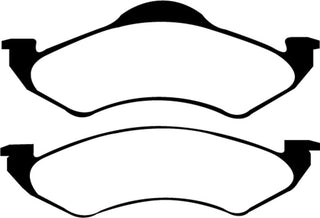 EBC Greenstuff Front Brake Pads: Dodge Dakota 2.5L 2WD 2000 - 2002