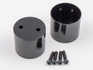 Bestop Door Mirror Cup Kit (FRONT): Jeep Gladiator 2020-26 / Wrangler JL 2018-26 / JK 2007-18 - Black