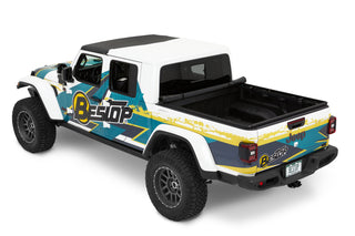 Bestop 5 Ft Bed Supertop Required Truck 2 Tonneau Black Diamond: Jeep Gladiator 2020-2024 3.0L/3.6L