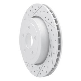 DFC 06-10 Jeep Grand Cherokee Rear Left Drilled & Slotted Geoperformance Rotor - Part Number 830-42003L