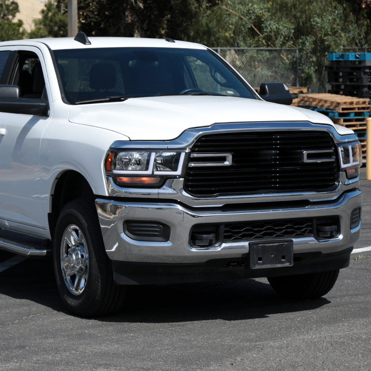 Spec D DRL LED Headlights (Black): Ram 2500 & 3500 2019 - 2024