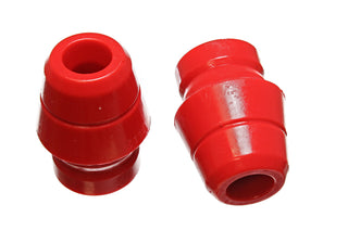 Energy Suspension Front Bump Stop Set Red (FRONT): Fits Dodge Ram / Jeep Wrangler 1991-2018 w/ 2 pcs