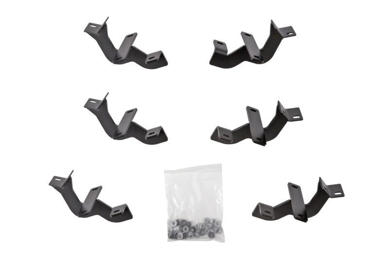 Deezee 19-23 Dodge/Ram Ram Running Board Hex Side Step Bracket Kit