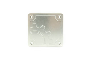 BuiltRight Industries 2020 Jeep Gladiator Bed Plug Plate Cover (Alum) - Silver