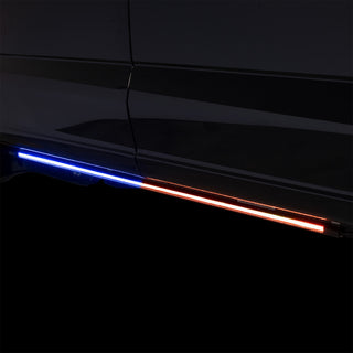 Putco 2011-2022 Dodge Durango Blade Rocker Kits Sideliners - Amber/White w/ White Override