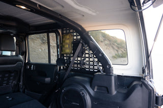 DV8 Offroad Rear Window Molle Panels (REAR): Jeep Wrangler 2018-2025 2.0L/3.6L