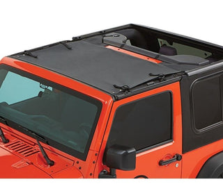 Bestop Sun Targa Bikini (Black Diamond) (F&R): Jeep Wrangler JK 2007-2018 3.8L/3.6L V6