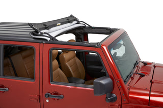 Bestop Sunrider Hardtop (ROOF): Jeep Wrangler JK 2007-18 3.6L/3.8L V6 - Black Diamond