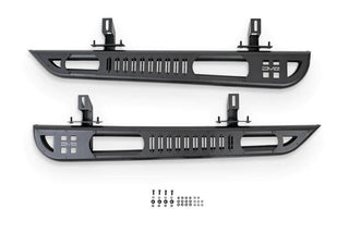 DV8 Offroad OE Plus Bolt-On Side Steps: Jeep Wrangler JL 2018-26 2-Door