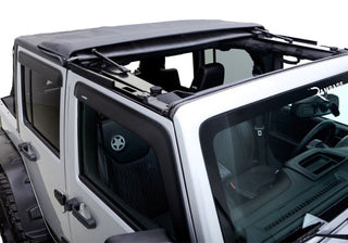 Rampage Trailview Fastback Soft Top Black Diamond (UNLIMITED): Jeep Wrangler JK 2007-2018 3.6L/3.8L V6