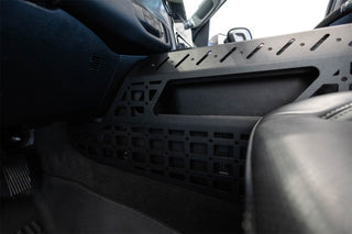 Addictive Desert Designs Center Console Molle Panels & Digital Device Bridge: Ram 1500 (2019-2024) - Black Powder Coat