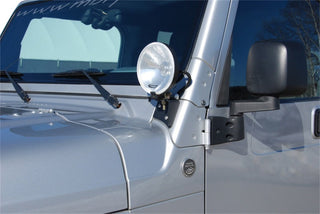 MBRP Windshield Light Bracket: Jeep Wrangler 1997-2006