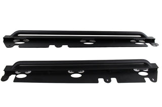 Fishbone Offroad Steel Rock Slider (SIDE): Jeep Wrangler JK 2007-2018 / Grand Cherokee 2005-2010 - Black Textured Powdercoat