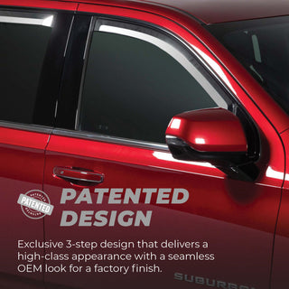 Putco Element Chrome Window Visors (FRONT): Fits Most Jeep Wrangler JK Models (2007-2018)