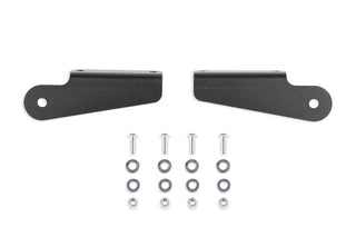 Fabtech Antenna Light Bracket Kit: Jeep Gladiator (20-24) / Wrangler (18-24)