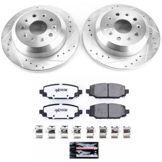 PowerStop Z36 Truck & Tow Brake Kit Drilled & Slotted (REAR): Jeep Wrangler 2018-2024 3.6L / 6.4L 392
