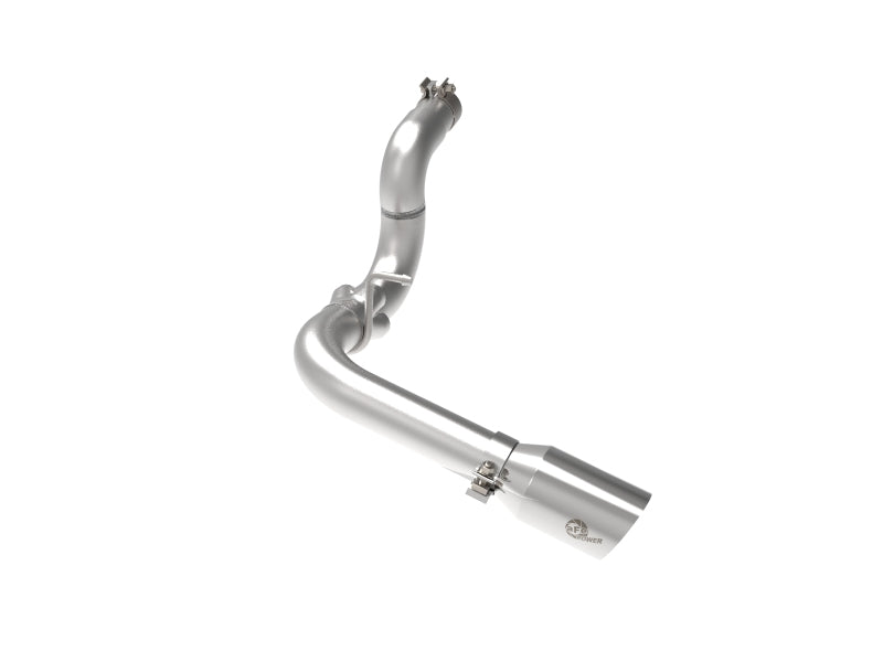 AFE Large Bore-HD DPF-Back Exhaust System (Polished Tip): Jeep Wrangler 3.0L EcoDiesel V6 2020 - 2023