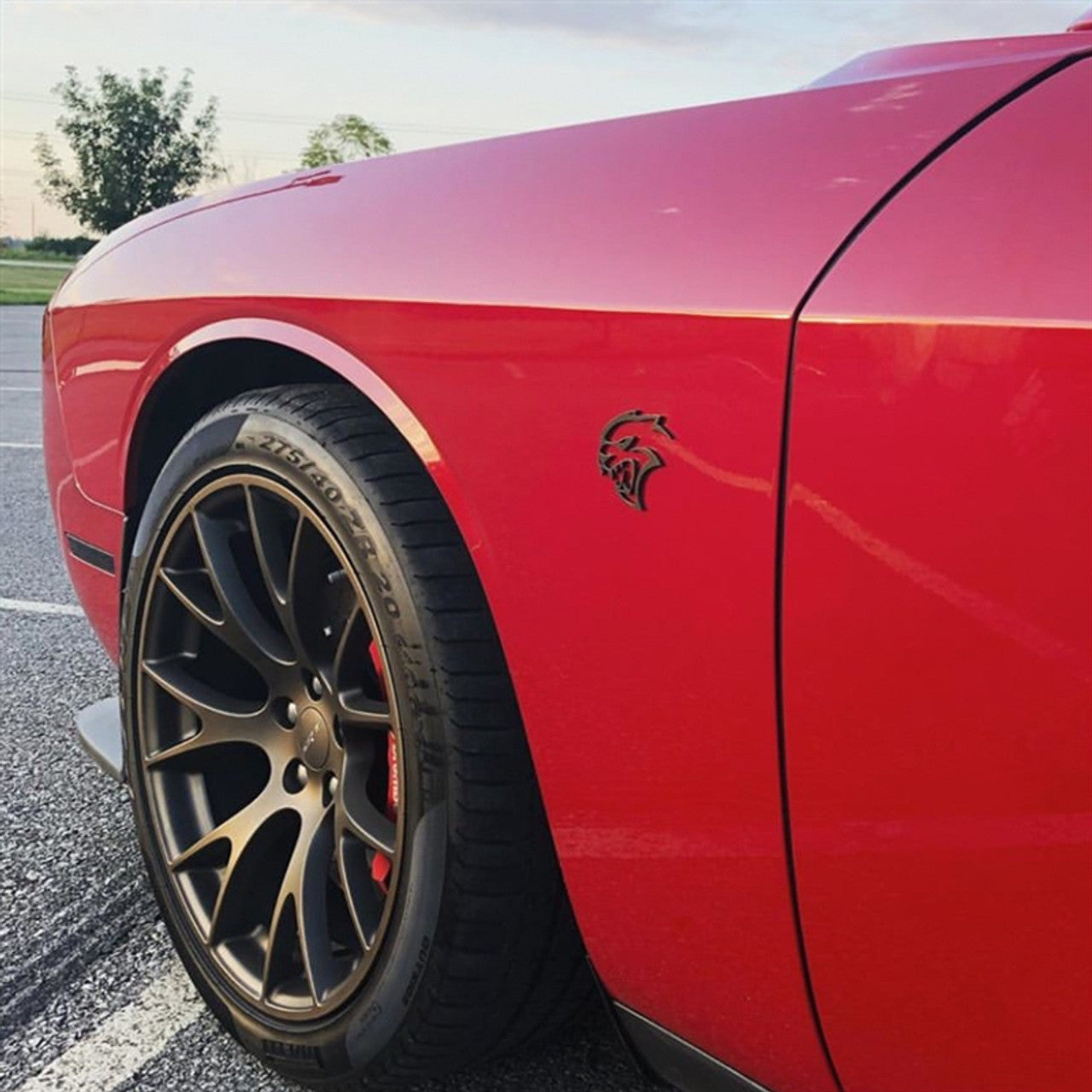 American Brother Designs HELLCAT Cutout Exterior Side Badge: Dodge Challenger / Charger 2015 - 2023
