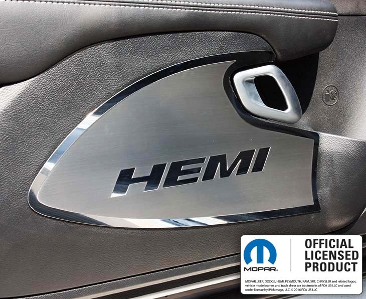 American Car Craft "HEMI" Door Badges: Dodge Challenger 2015 - 2023