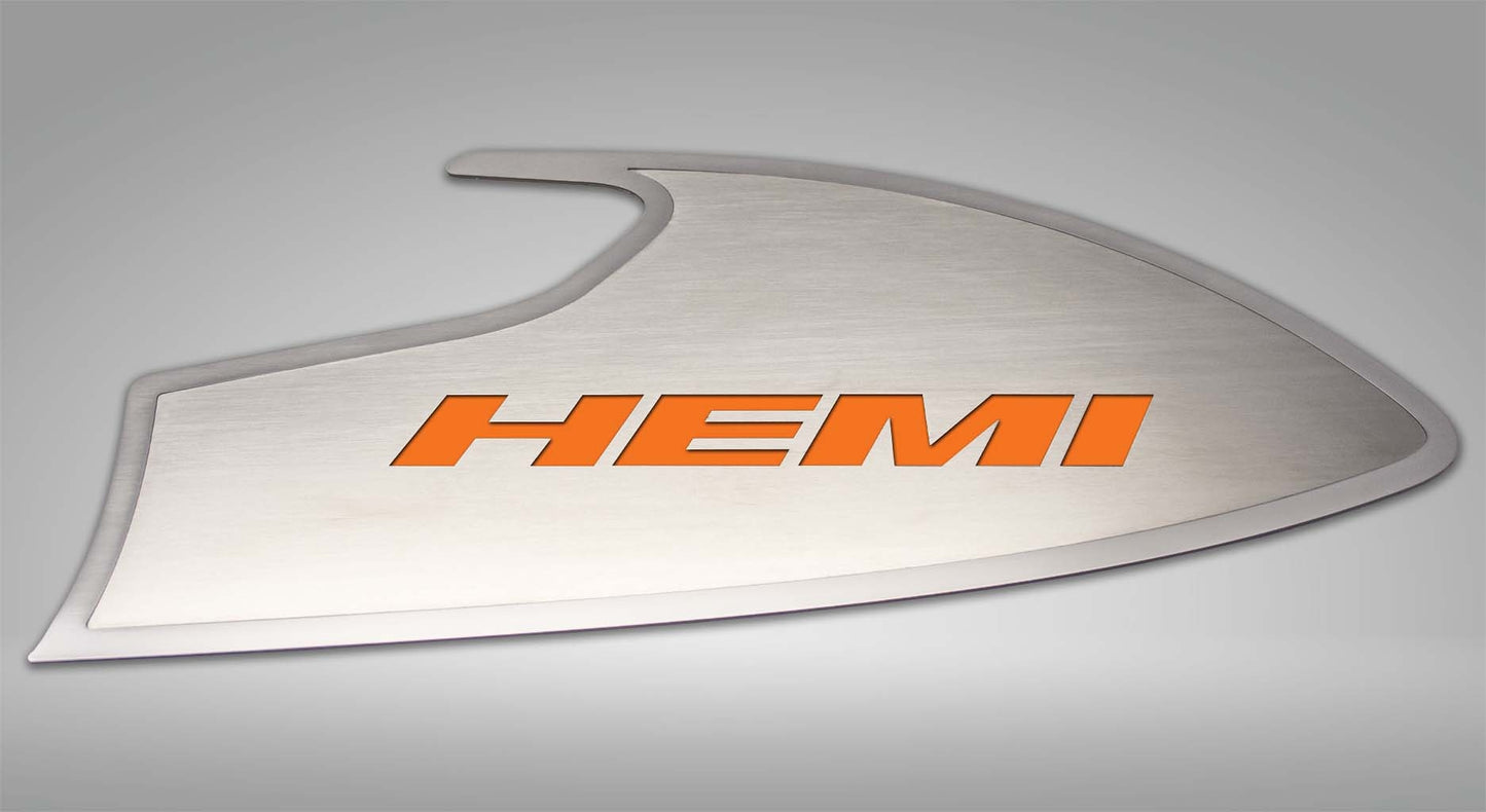 American Car Craft "HEMI" Door Badges: Dodge Challenger 2015 - 2023