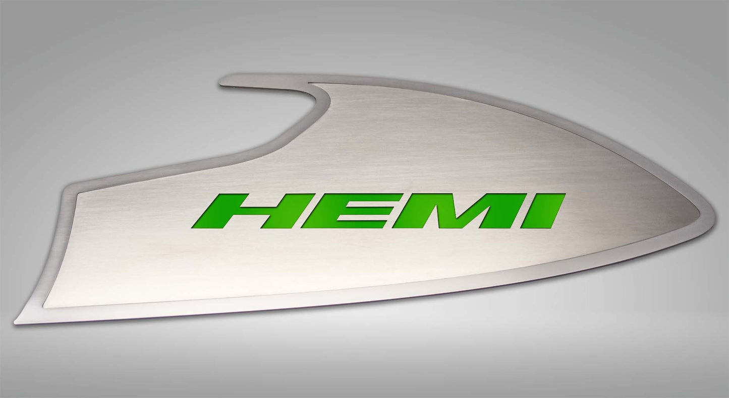 American Car Craft "HEMI" Door Badges: Dodge Challenger 2015 - 2023