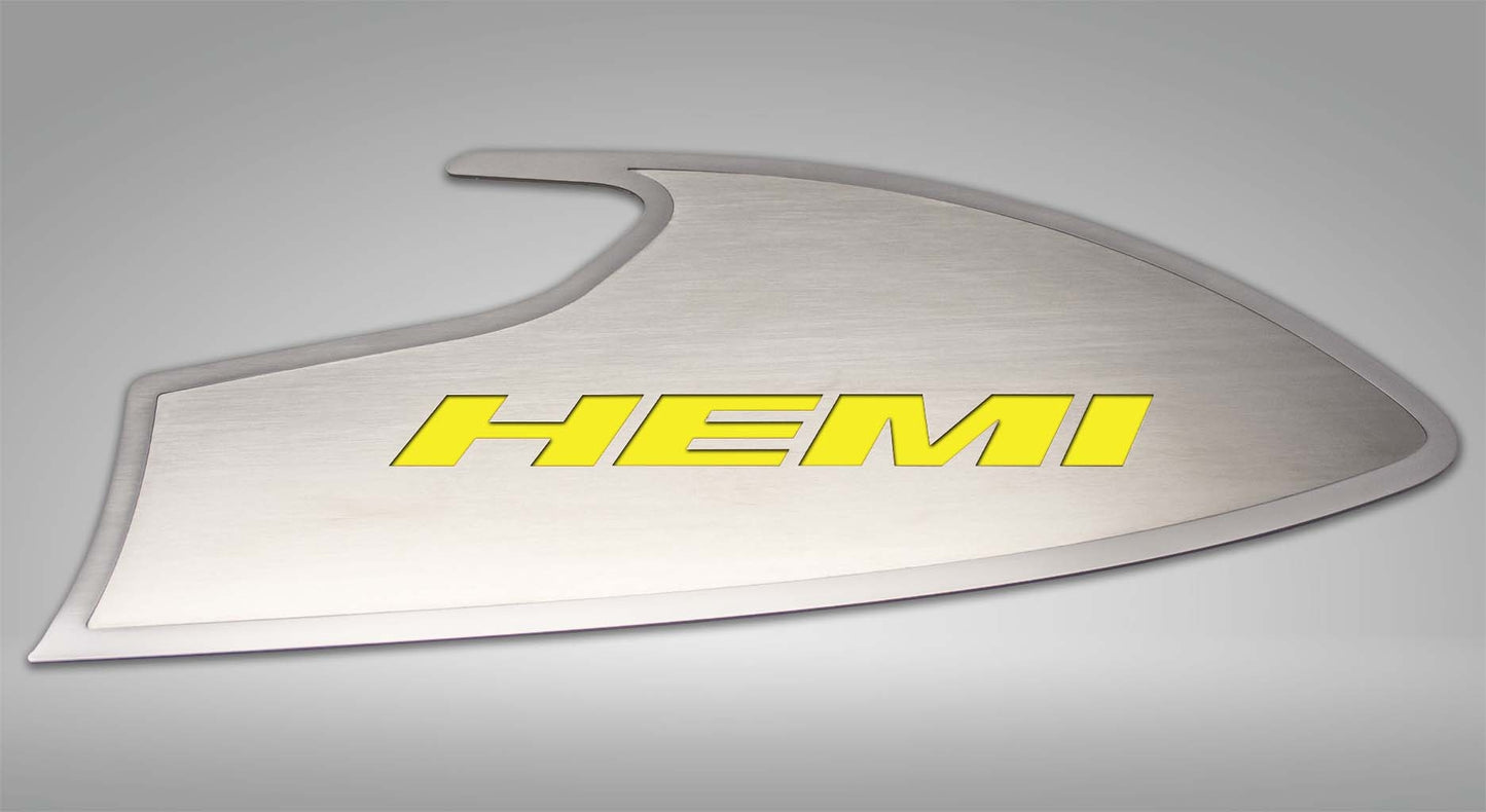 American Car Craft "HEMI" Door Badges: Dodge Challenger 2015 - 2023