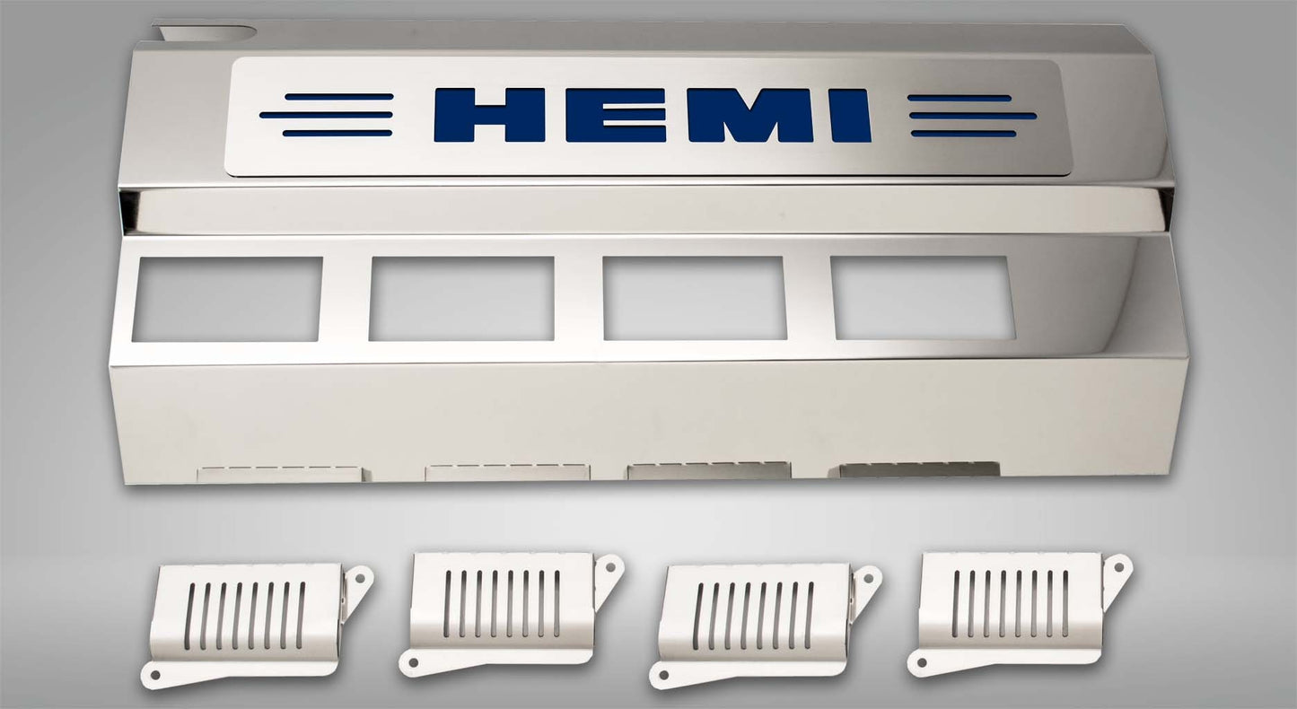 American Car Craft 5.7L Hemi Engine Half Covers (CARBON FIBER): 300 / Challenger / Charger 5.7L Hemi 2009 - 2024