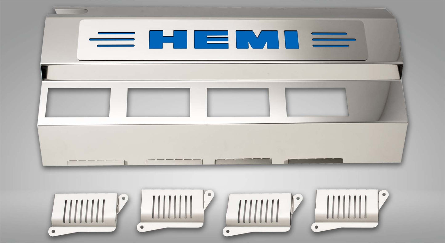 American Car Craft 5.7L Hemi Engine Half Covers (CARBON FIBER): 300 / Challenger / Charger 5.7L Hemi 2009 - 2024