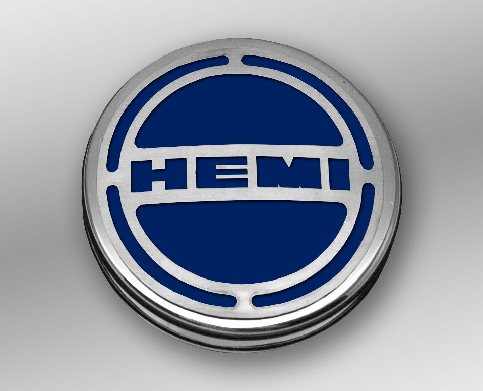 American Car Craft "HEMI" Deluxe Fluid & Shock Tower Cap Covers (13PC): Dodge Challenger V8 2008 - 2023